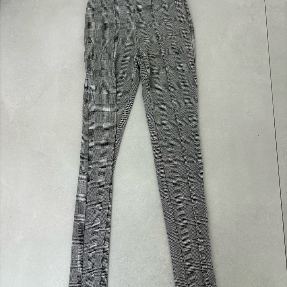 Forever 21 Gray Plaid Trousers